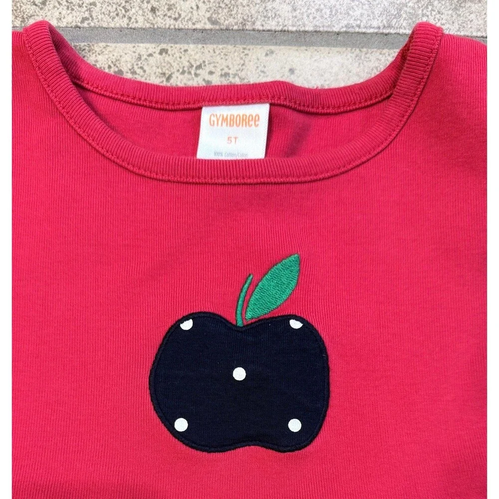 Gymboree Apple Shirt Red Swing Top BTS